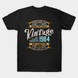 Premium Quality original part (mostly) vintage 1984 T-Shirt